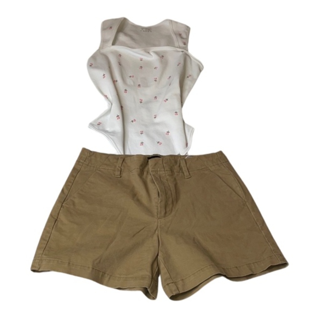 Banana Republic Tan Bermuda Shorts Casual Style